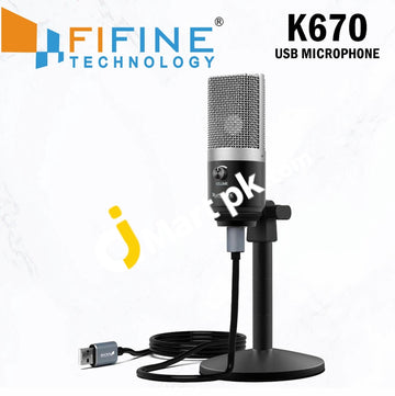 Usb Condenser Microphone Fifine Pc For Recording Streaming Twitch Voice Overs Podcasting Youtube